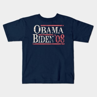 Vintage Barack Obama Joe Biden 2008 Kids T-Shirt